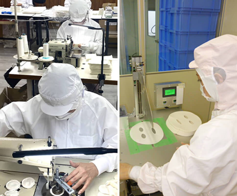 生産から製品開発までより良い製品作りをサポートします